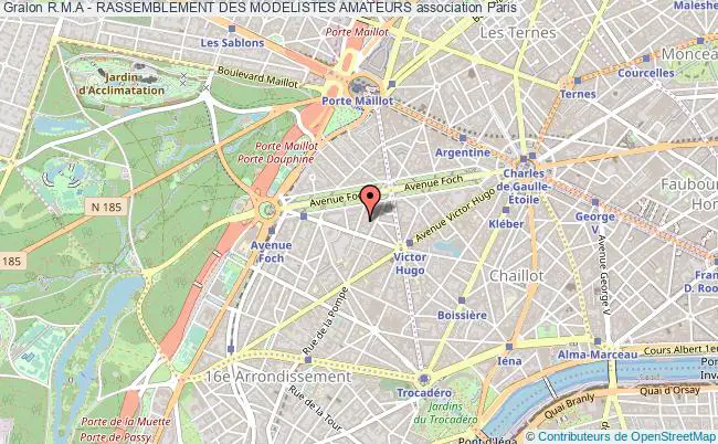 plan association R.m.a - Rassemblement Des Modelistes Amateurs Paris