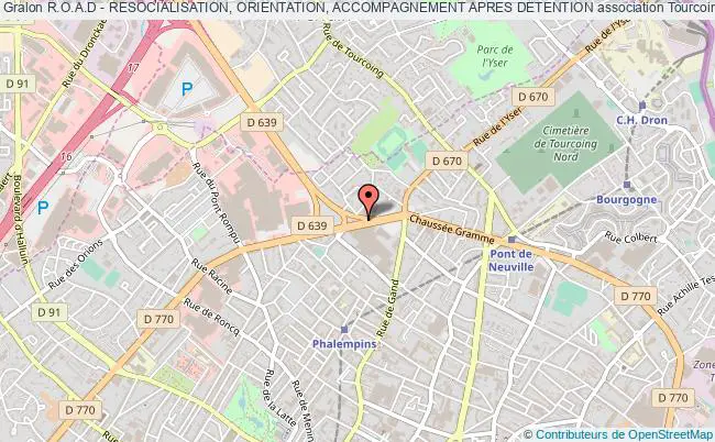 plan association R.o.a.d - Resocialisation, Orientation, Accompagnement Apres Detention Tourcoing