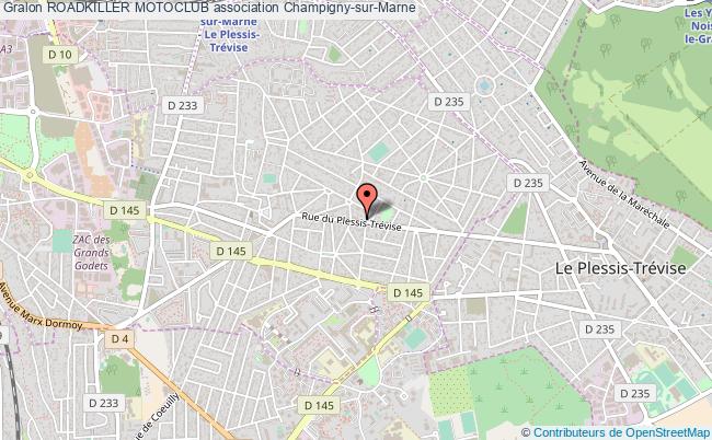 plan association Roadkiller Motoclub Champigny-sur-Marne