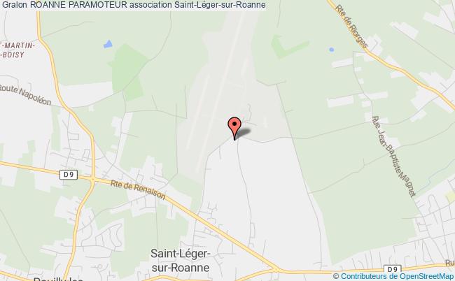 plan association Roanne Paramoteur Saint-Léger-sur-Roanne