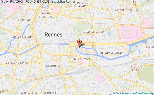 plan association Roazhon Roundnet Club Rennes