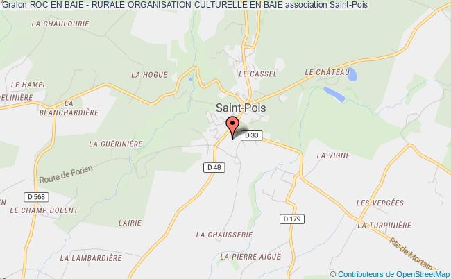 plan association Roc En Baie - Rurale Organisation Culturelle En Baie Saint-Pois