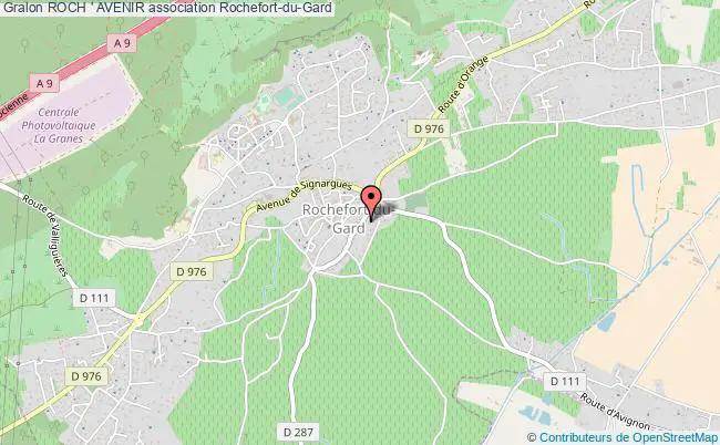 plan association Roch ' Avenir Rochefort-du-Gard