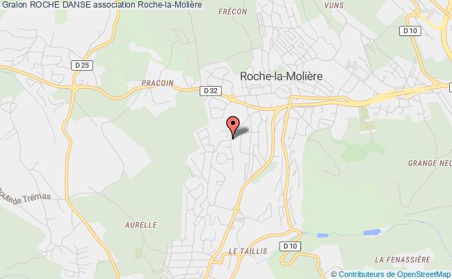 plan association Roche Danse Roche-la-Molière