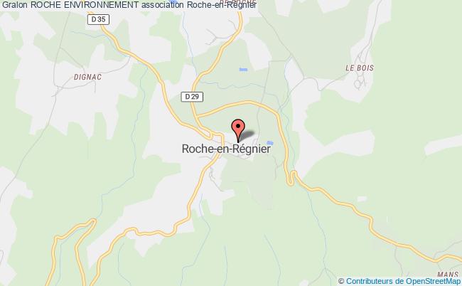 plan association Roche Environnement Roche-en-Régnier