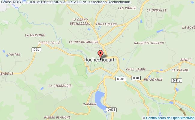 plan association Rochechou'arts Loisirs & Creations Rochechouart