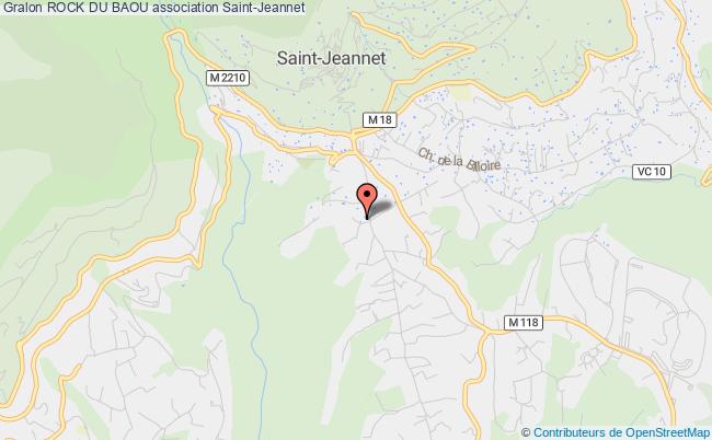 plan association Rock Du Baou Saint-Jeannet