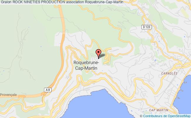 plan association Rock Nineties Production Roquebrune-Cap-Martin