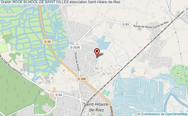plan association Rock School De Saint Gilles Saint-Hilaire-de-Riez