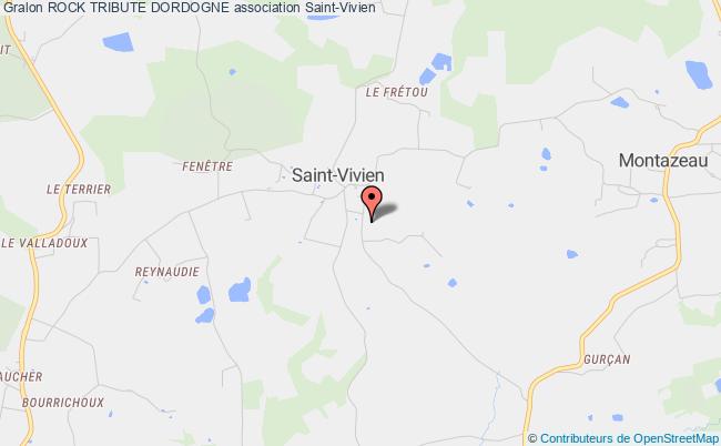 plan association Rock Tribute Dordogne Saint-Vivien