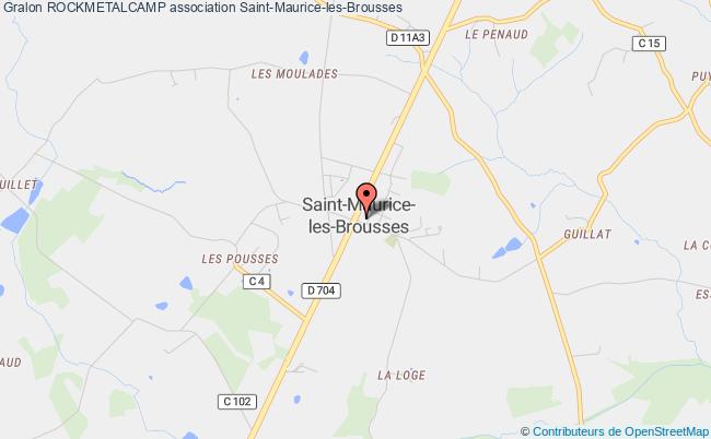 plan association Rockmetalcamp Saint-Maurice-les-Brousses