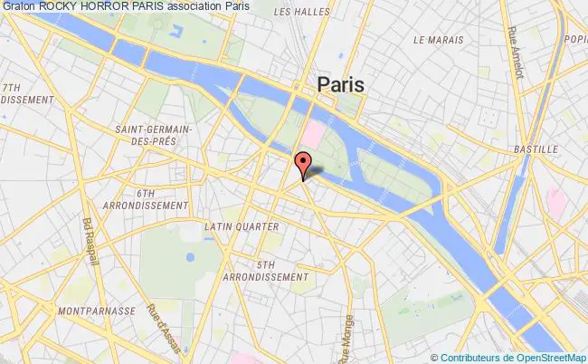 plan association Rocky Horror Paris Paris
