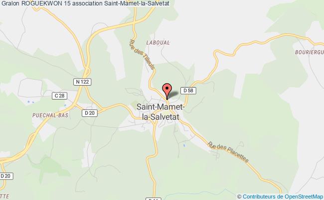 plan association Roguekwon 15 Saint-Mamet-la-Salvetat