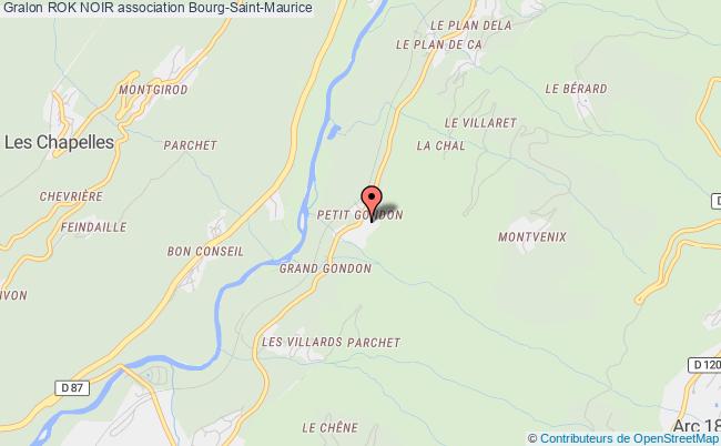 plan association Rok Noir Bourg-Saint-Maurice
