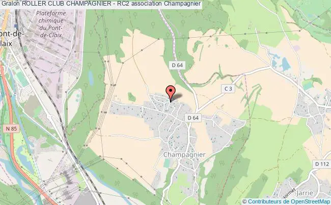 plan association Roller Club Champagnier - Rc2 Champagnier