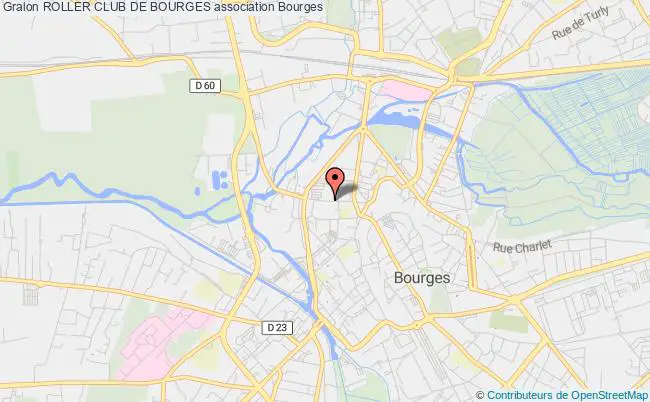 plan association Roller Club De Bourges Bourges