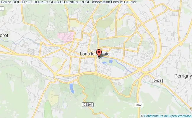plan association Roller Et Hockey Club Ledonien -rhcl- Lons-le-Saunier