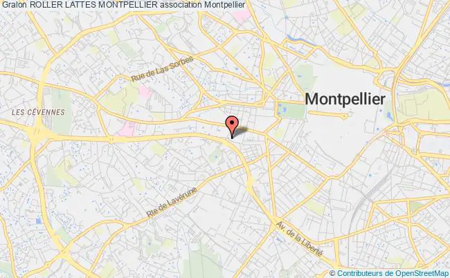 plan association Roller Lattes Montpellier Montpellier