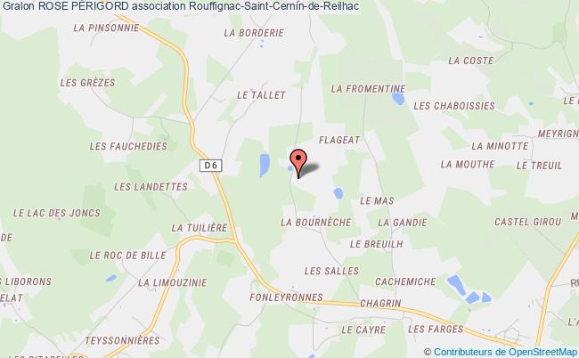plan association Rose PÉrigord Rouffignac-Saint-Cernin-de-Reilhac