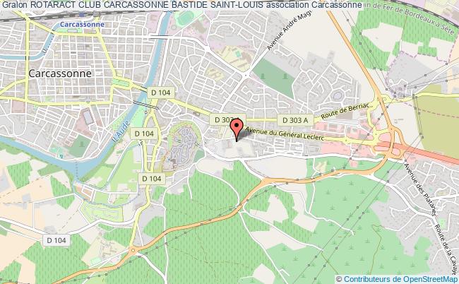 plan association Rotaract Club Carcassonne Bastide Saint-louis Carcassonne