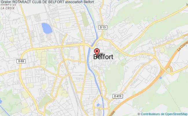 plan association Rotaract Club De Belfort Belfort