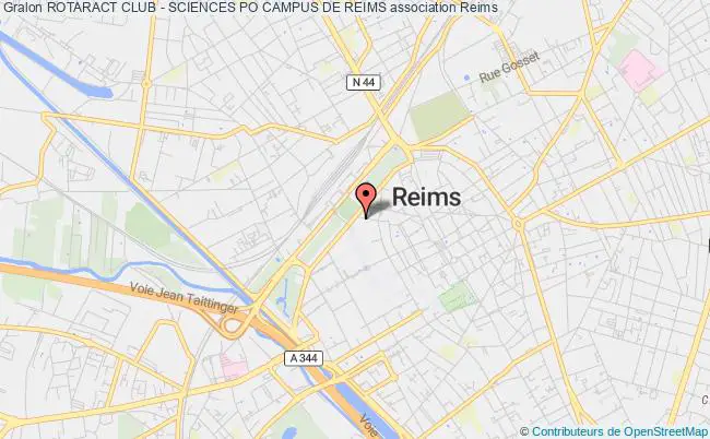 plan association Rotaract Club - Sciences Po Campus De Reims Reims