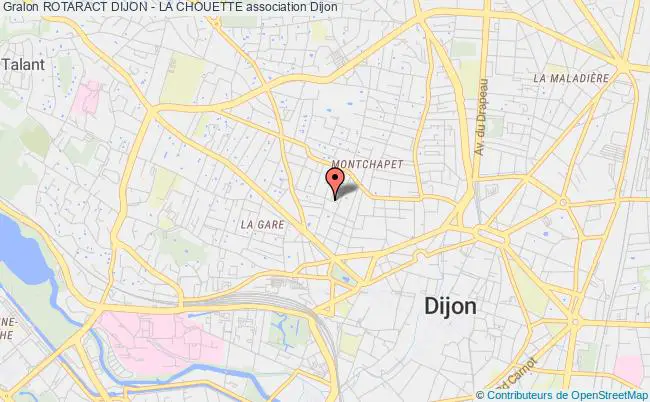 plan association Rotaract Dijon - La Chouette Dijon