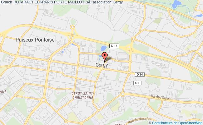 plan association Rotaract Ebi-paris Porte Maillot S&i Cergy