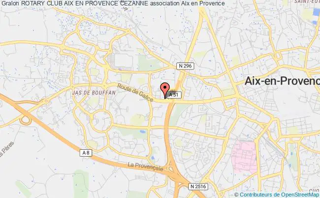 plan association Rotary Club Aix En Provence Cezanne Aix-en-Provence