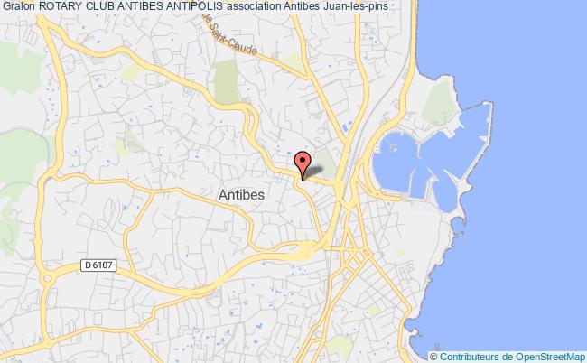 plan association Rotary Club Antibes Antipolis Antibes