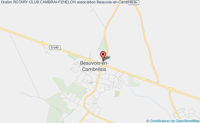 plan association Rotary-club Cambrai-fenelon Beauvois-en-Cambrésis