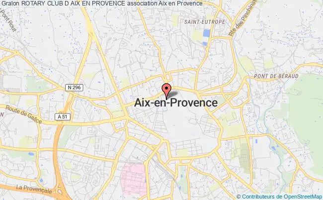 plan association Rotary Club D Aix En Provence Aix-en-Provence