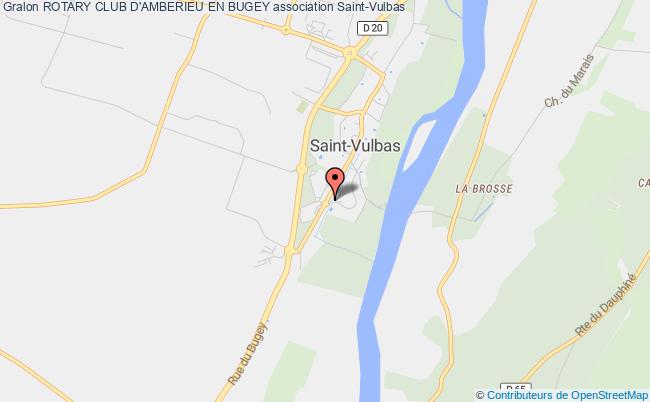 plan association Rotary Club D'amberieu En Bugey Saint-Vulbas
