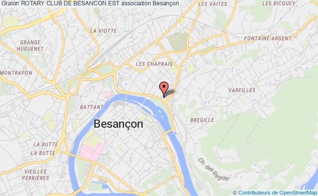plan association Rotary Club De Besancon Est Besançon