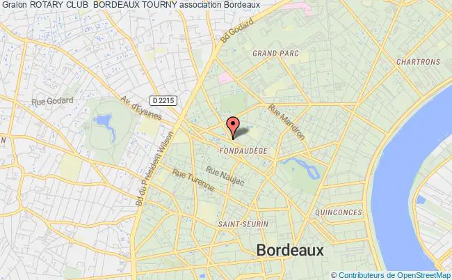 plan association Rotary Club De Bordeaux - Ouest Bordeaux
