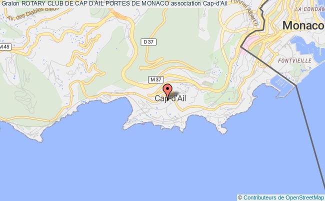 plan association Rotary Club De Cap D'ail Portes De Monaco Cap-d'Ail