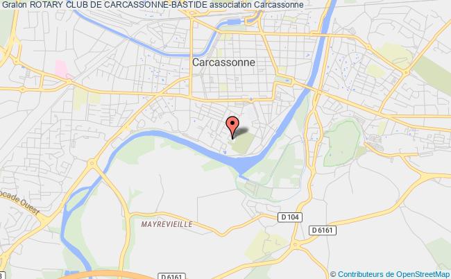 plan association Rotary Club De Carcassonne-bastide Carcassonne