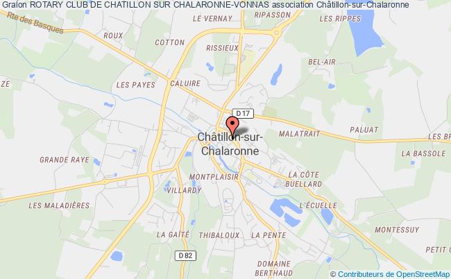 plan association Rotary Club De Chatillon Sur Chalaronne-vonnas Châtillon-sur-Chalaronne