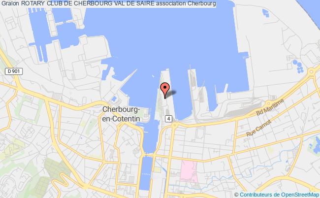 plan association Rotary Club De Cherbourg Val De Saire Cherbourg-Octeville