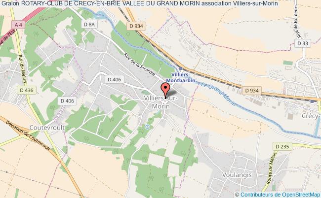 plan association Rotary-club De Crecy-en-brie Vallee Du Grand Morin Villiers-sur-Morin