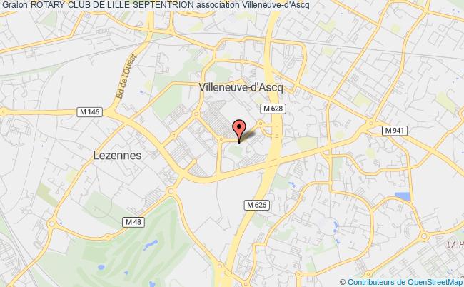 plan association Rotary Club De Lille Septentrion Villeneuve-d'Ascq