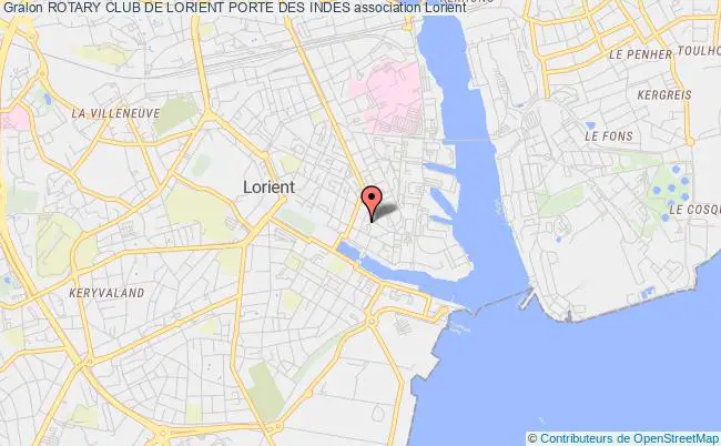plan association Rotary Club De Lorient Porte Des Indes Lorient