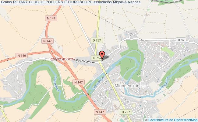 plan association Rotary Club De Poitiers Futuroscope Migné-Auxances