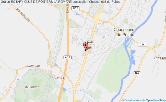 plan association Rotary Club De Poitiers La Romane Chasseneuil-du-Poitou
