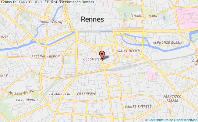 plan association Rotary Club De Rennes Rennes