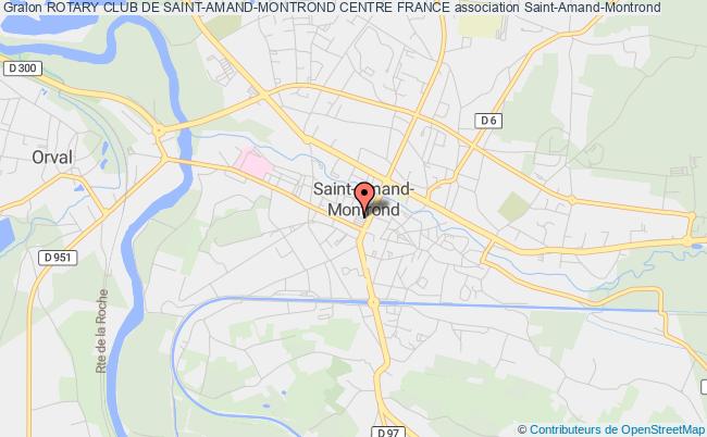 plan association Rotary Club De Saint-amand-montrond Centre France Saint-Amand-Montrond