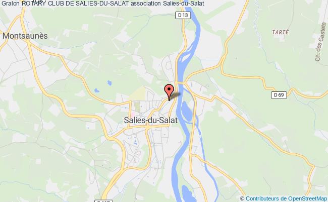 plan association Rotary Club De Salies-du-salat Salies-du-Salat