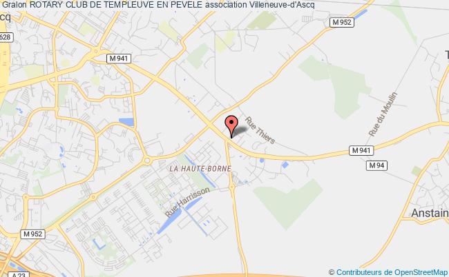 plan association Rotary Club De Templeuve En Pevele Villeneuve-d'Ascq