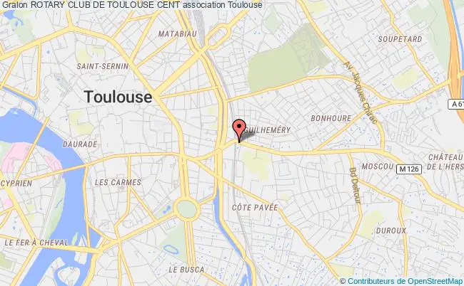 plan association Rotary Club De Toulouse Cent Toulouse