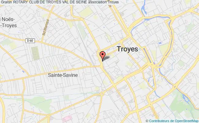 plan association Rotary Club De Troyes Val De Seine Barberey-Saint-Sulpice